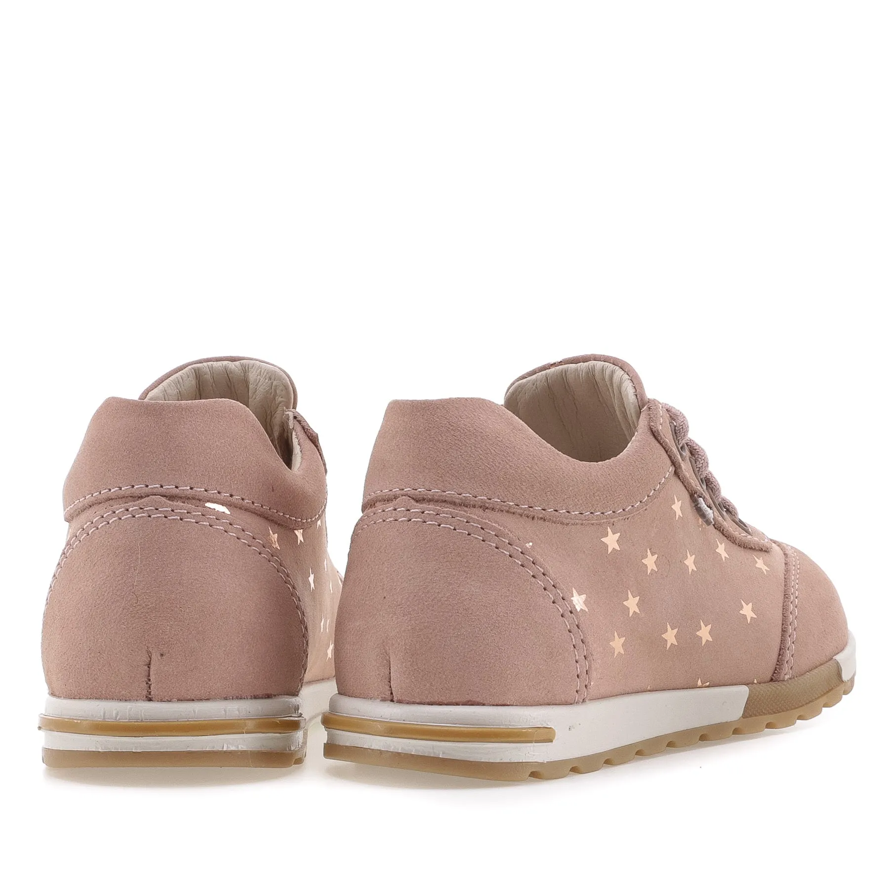 (2176-19) Emel light pink stars Trainers