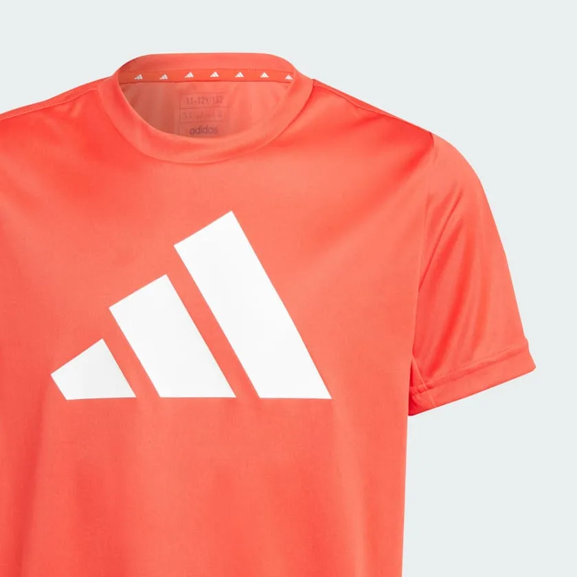 ADIDAS JUNIOR TR LOGO RED TEE