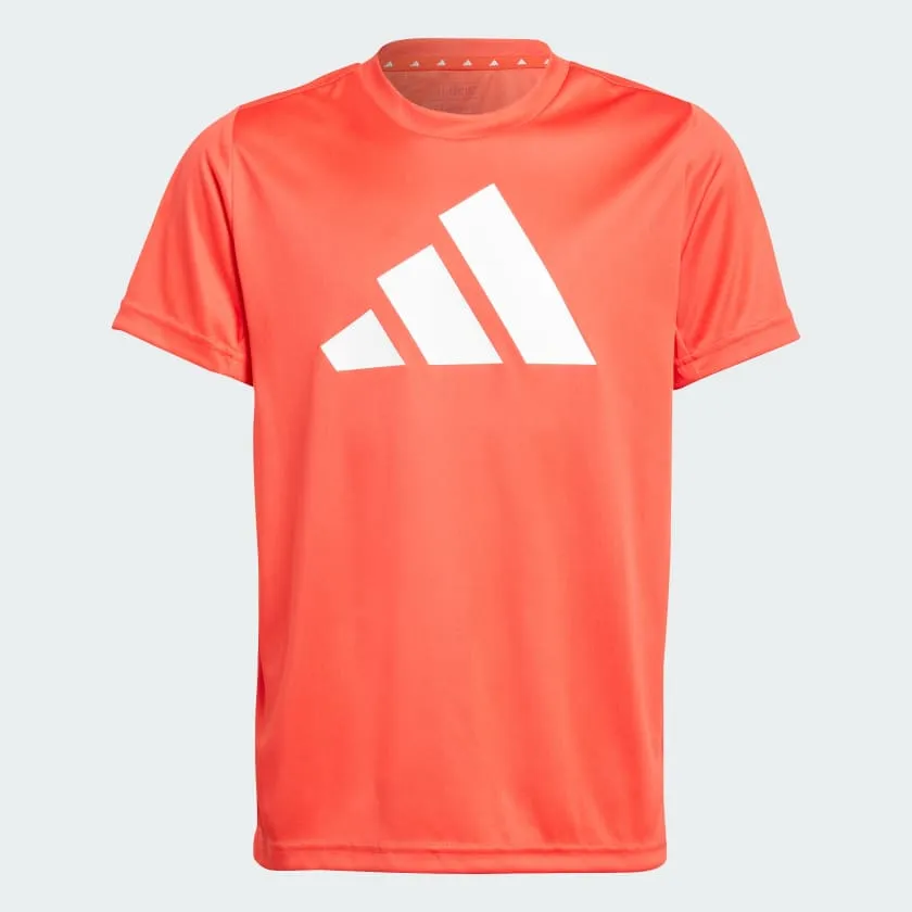 ADIDAS JUNIOR TR LOGO RED TEE