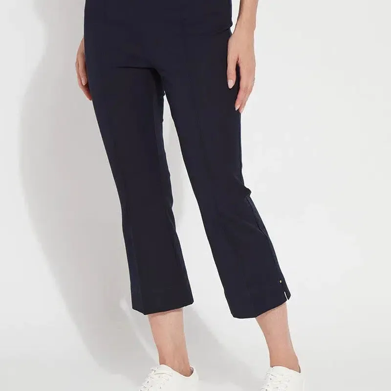 Amanda Bootcut Crop - Navy