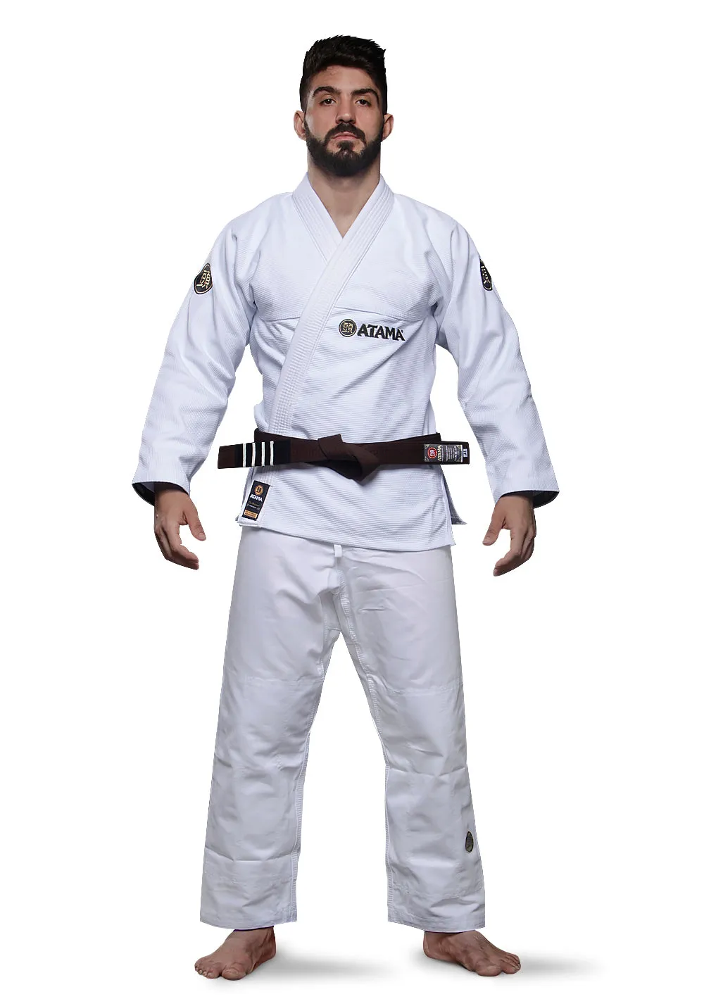 ATAMA WHITE CLASSIC BJJ KIMONO (GI)