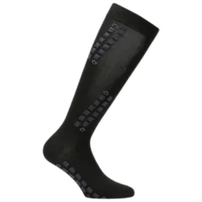 Cavalleria Toscana Block Socks in Black - Large