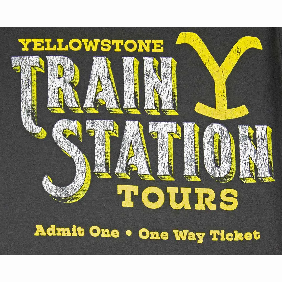 Changes Canada Men's Yellowstone Train Station T-Shirt