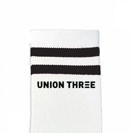 Custom Design Striped Crew Socks - Medium