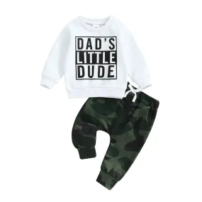 DAD'S LITTLE DUDE Camo Outfit