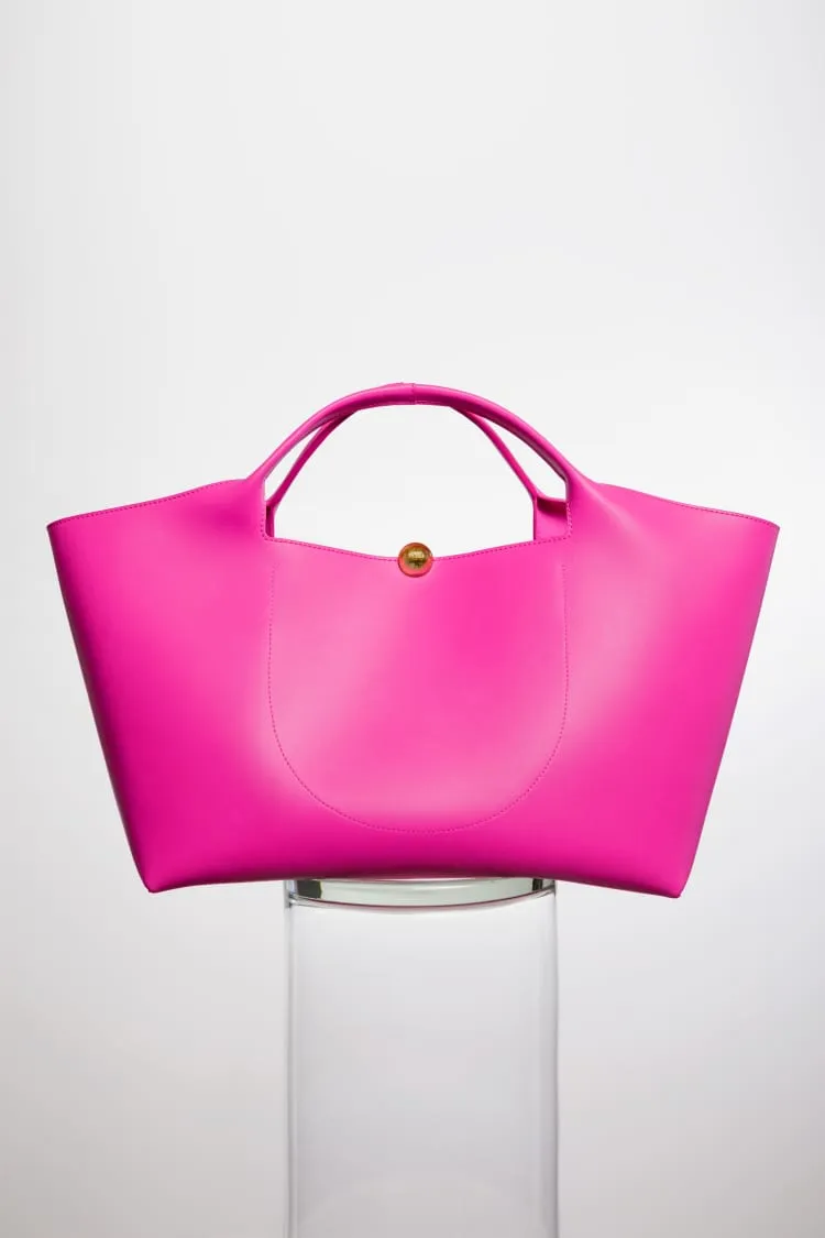 Designer pink tote bags