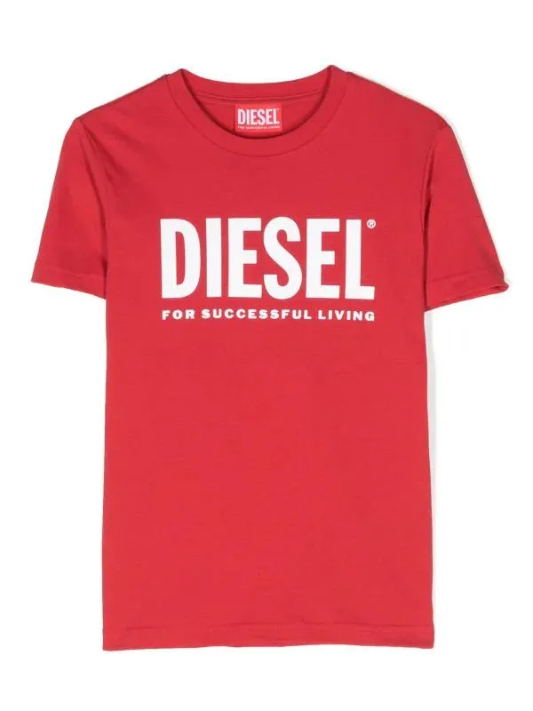 Diesel T-Shirt Logo Red