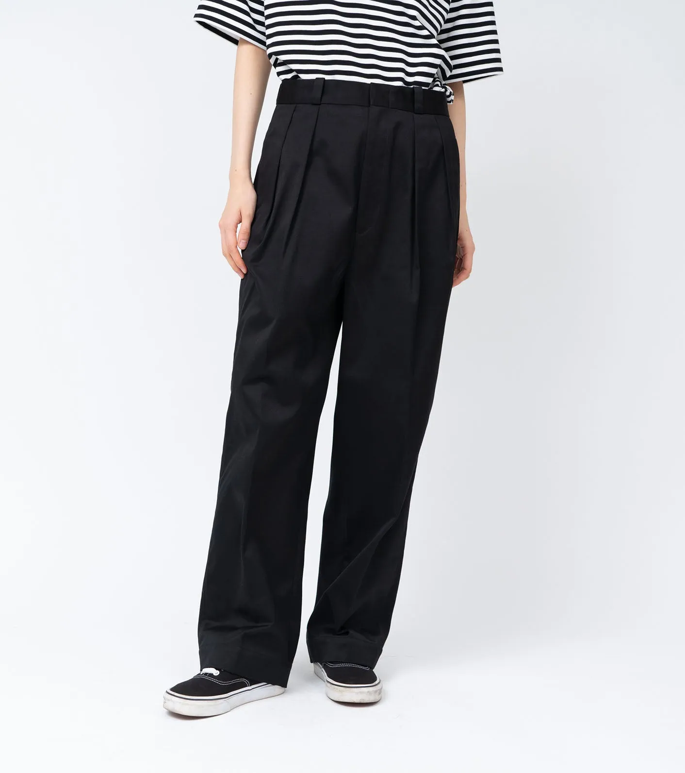 Double Pleat Chino Pants