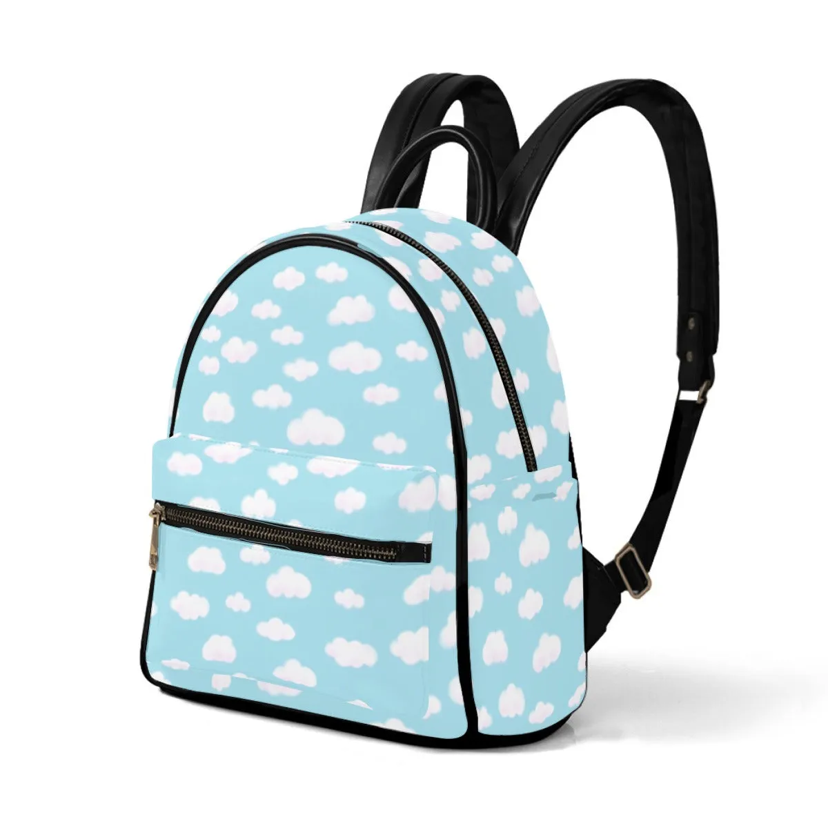 Dreamy Clouds Mini Backpack (Sky Blue)