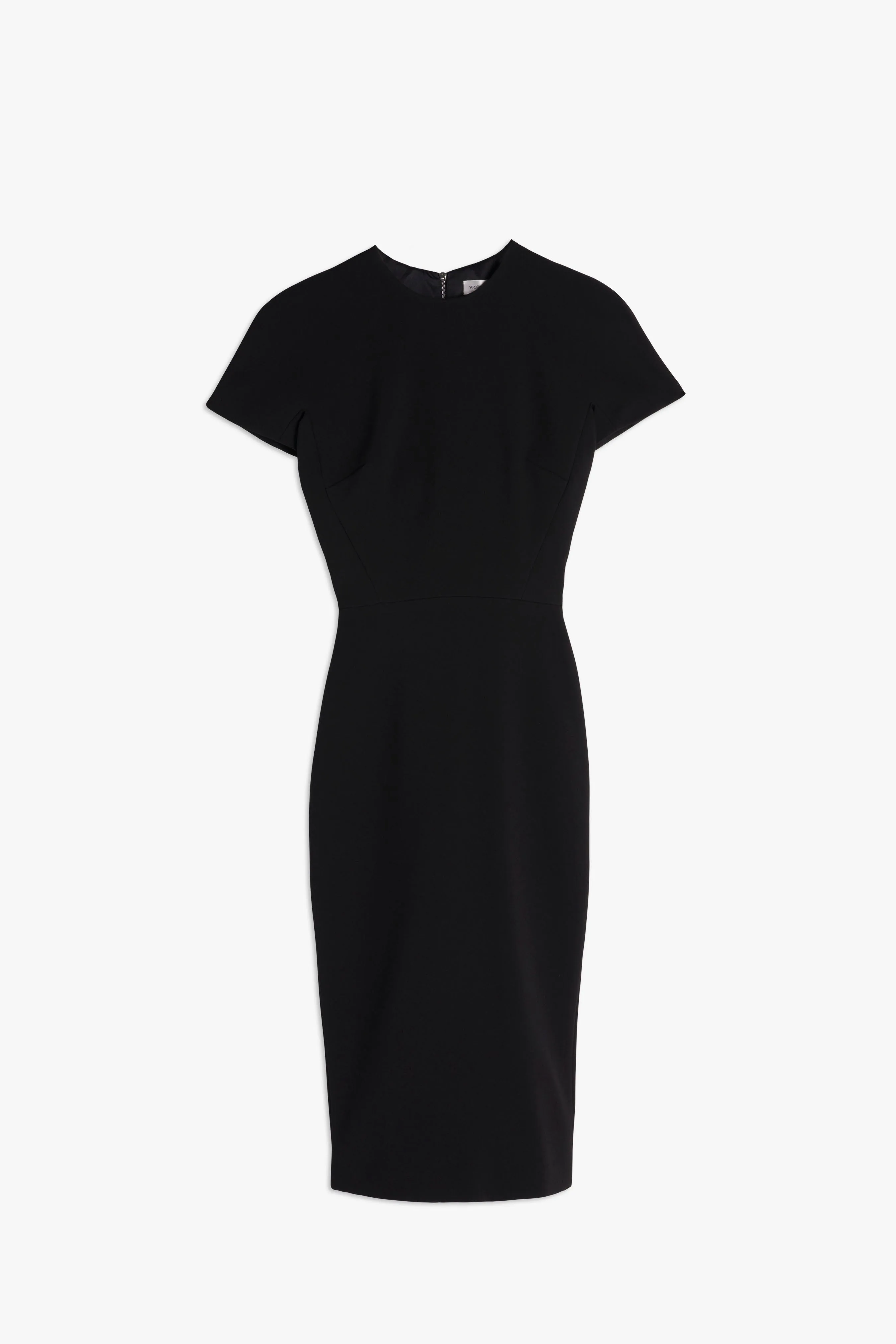 Fitted T-Shirt Dress In Black