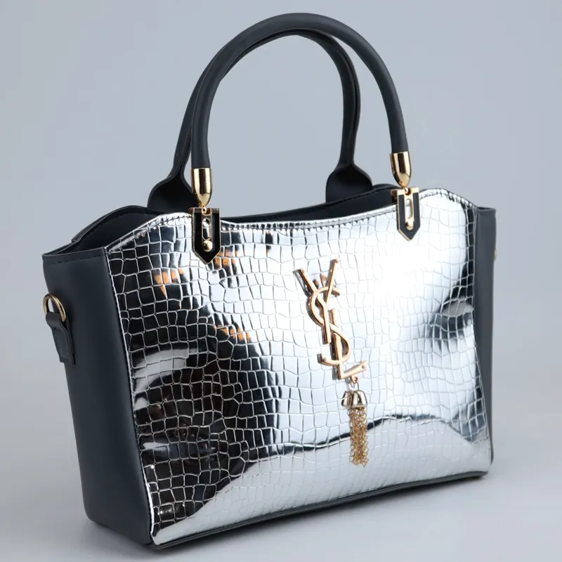 Glossy Texture Formal Leather Shoulder Bags