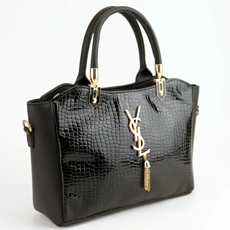 Glossy Texture Formal Leather Shoulder Bags