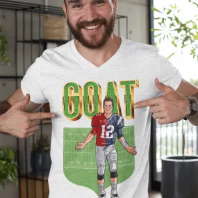 GOAT Tom Brady TShirt - white