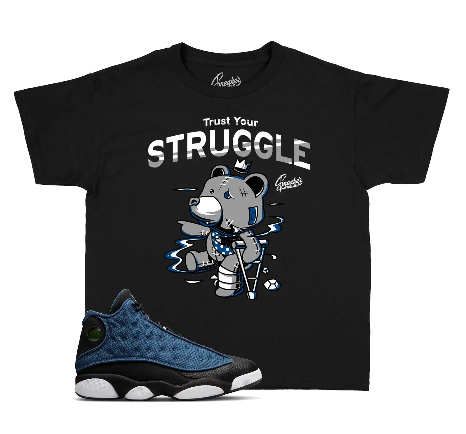 Kids - Navy 13 Trust Your Struggle Shirt