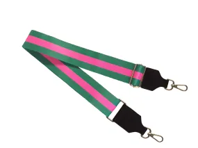 Koala Straps: Pink & Green Stripe