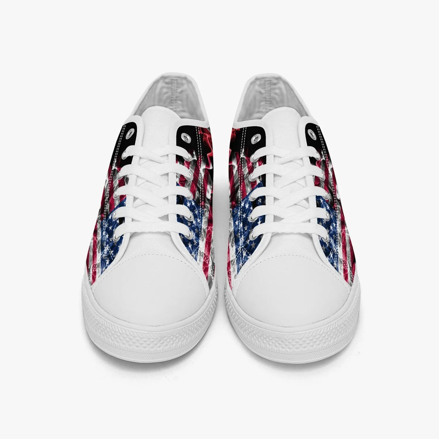 Low-Top Shoes - Italian American Flag