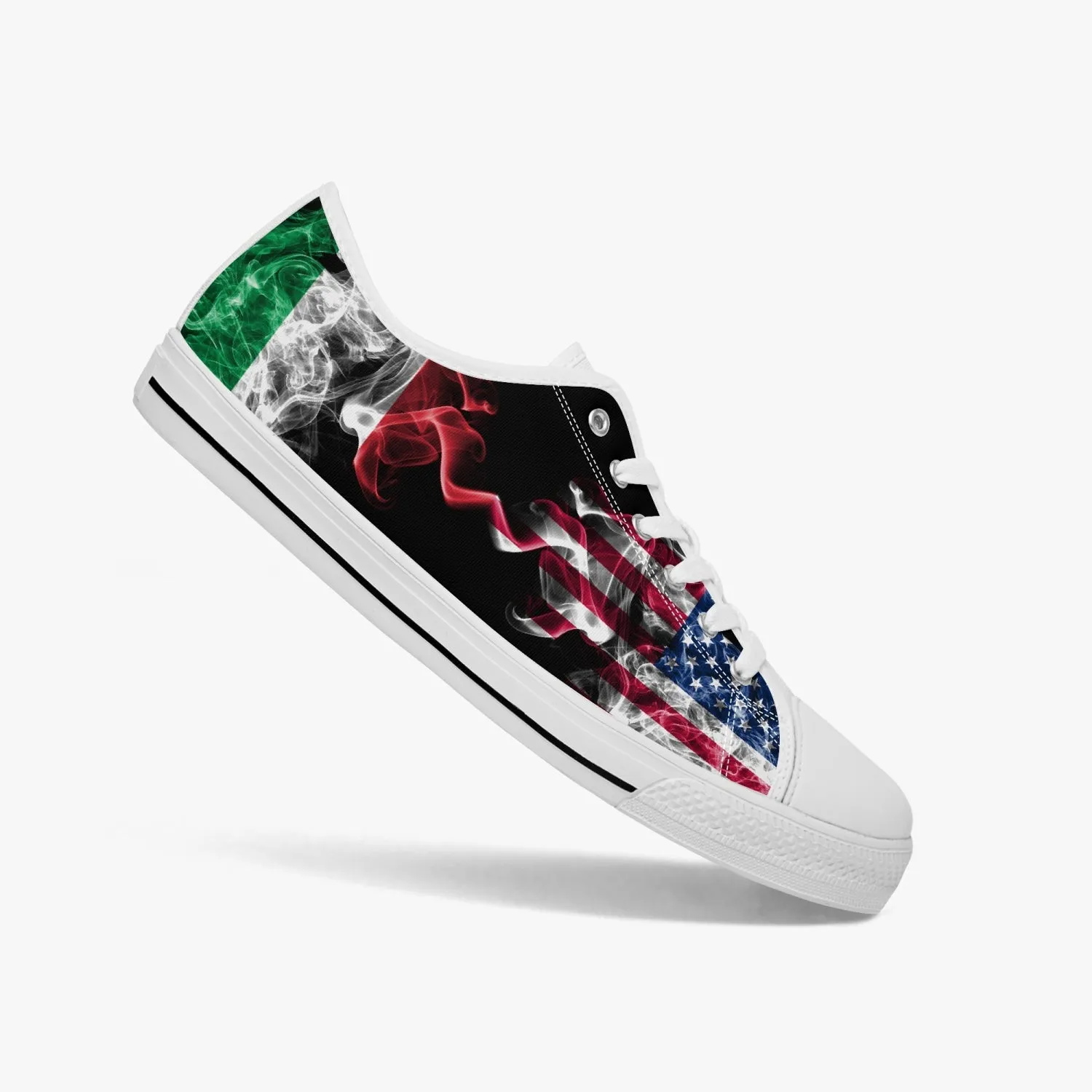 Low-Top Shoes - Italian American Flag