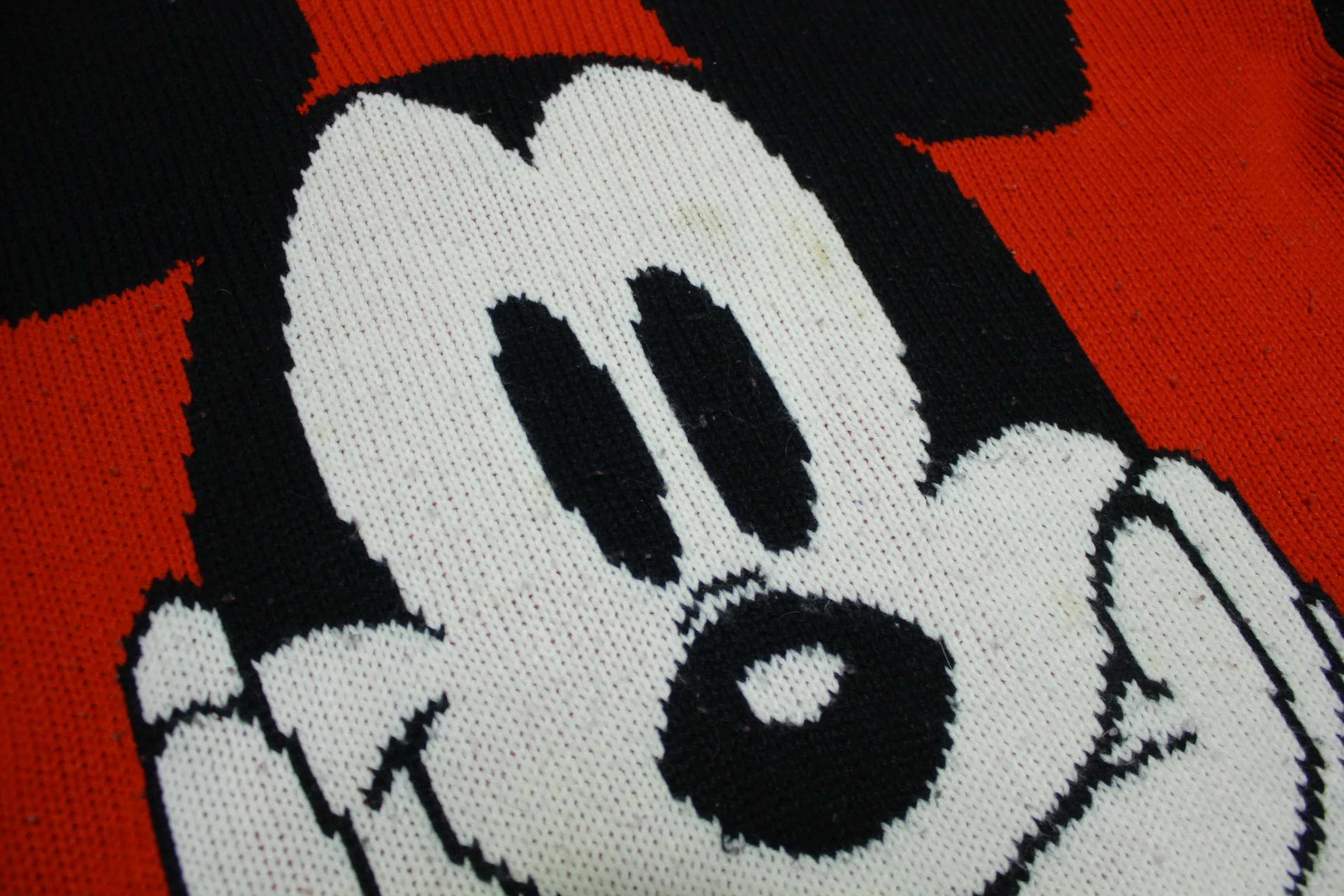 Mickey Mouse Big Face Pose Vintage Disney Mickey & Co  90's Nightmare Sweater