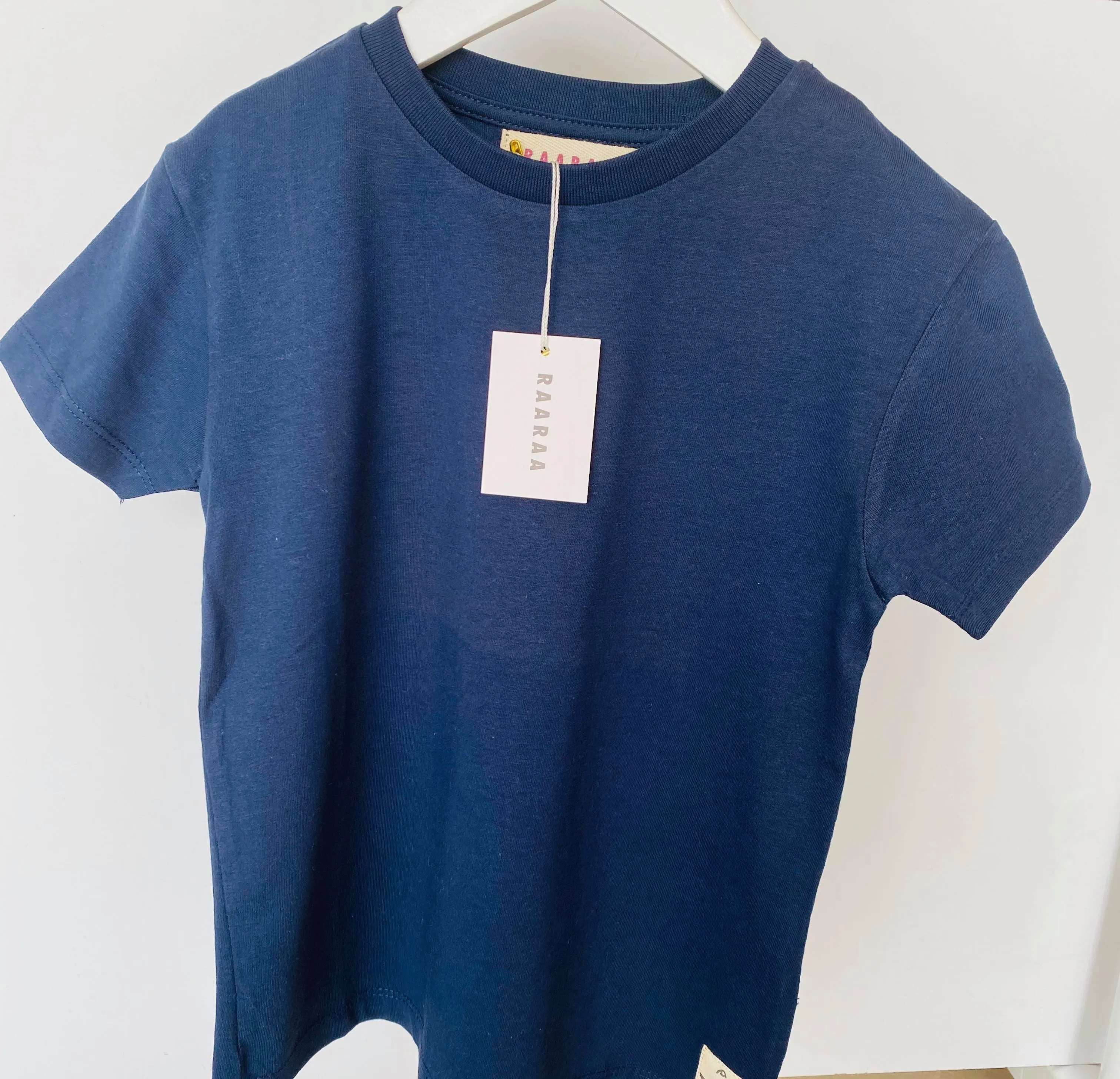 Organic Cotton Classic Fit Clyde Tee - Navy