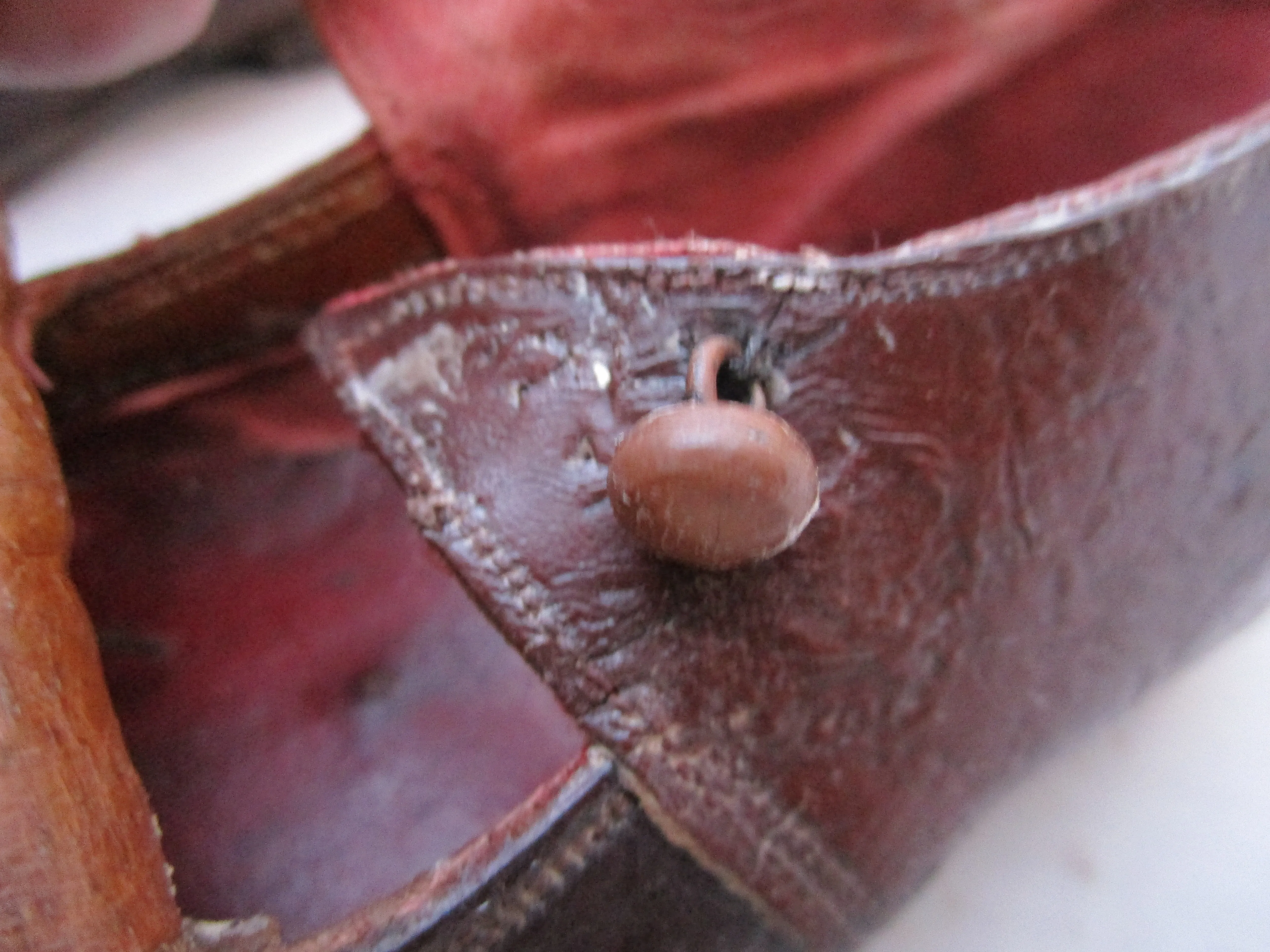 Pair Of Leather Childs Shoes Antique Victorian c1890