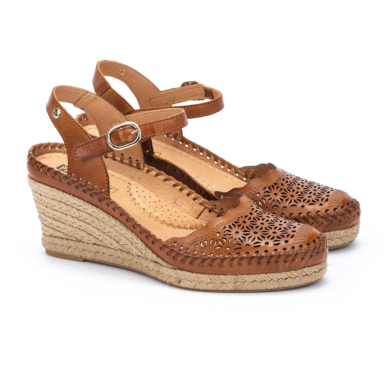 Pikolinos Vila W9Y-1508 Wedge Sandal (Women) - Brandy