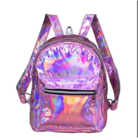 Purple Shiny Backpack