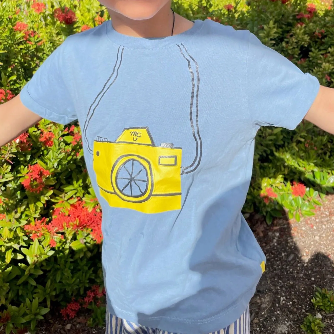 Recycled Cotton Photographer Kid T-shirt