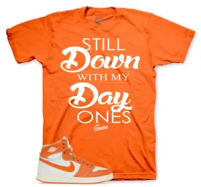 Retro 1 AJKO Rush Orange Day Ones Shirt