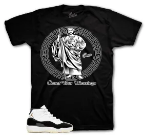 Retro 11 Gratitude Shirt - San Judas - Black