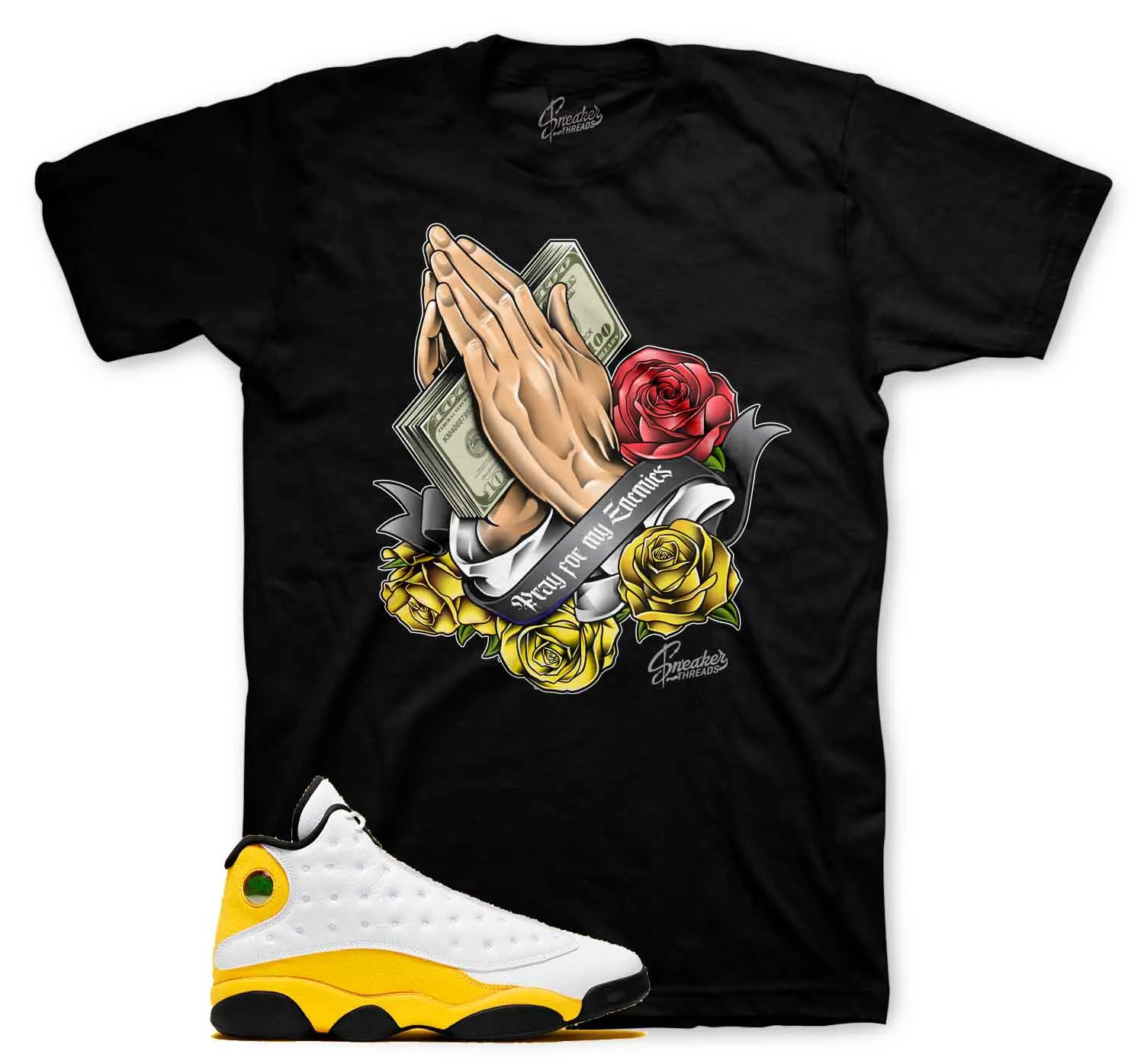 Retro 13 Del Sol Pray For My Enemies Shirt