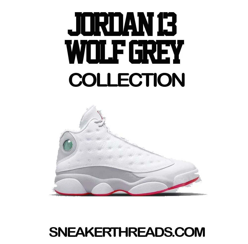 Retro 13 Wolf Grey Champ Hustle Shirt