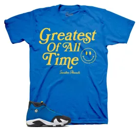 Retro 14 Laney Shirt - Goat - Blue