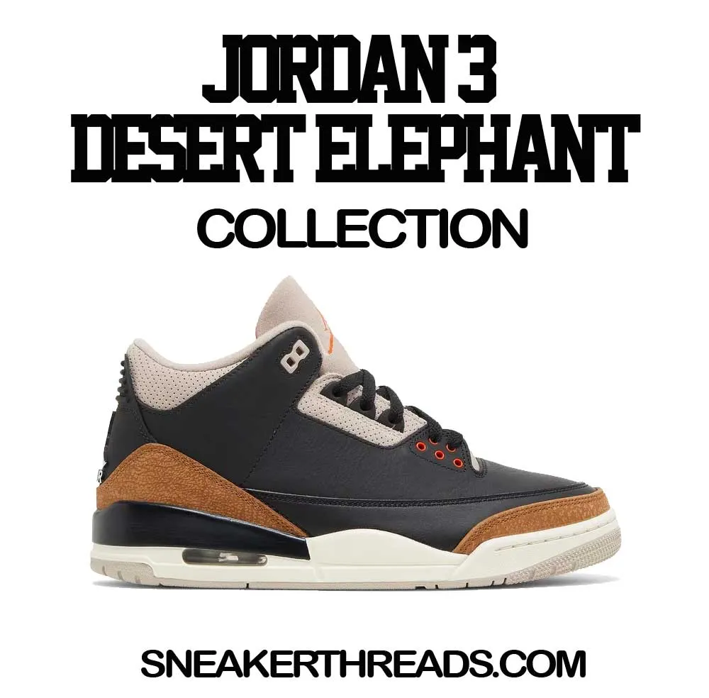 Retro 3 Desert Elephant Love Kicks Shirt