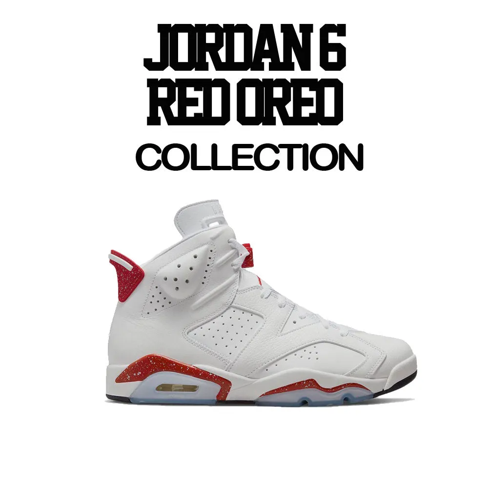 Retro 6 Red Cement St Bear Shirt