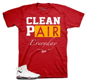 Retro 7 Cardinal Clean Pair Shirt