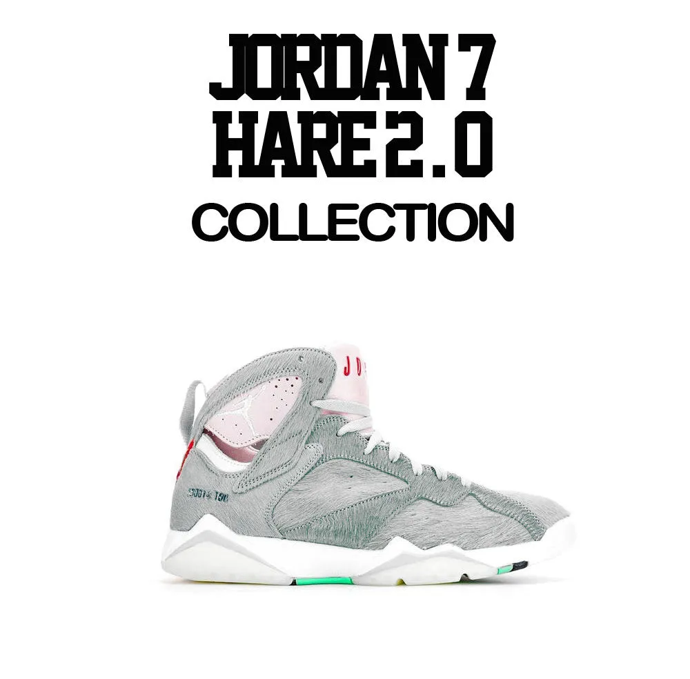 Retro 7 Hare 2.0 Shirt - Love Kicks - Silver