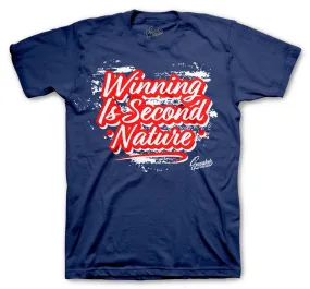 Retro 7 PSG Shirt - Second Nature - Navy