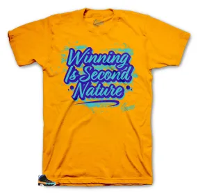 Retro 9 Dream It Shirt - Second Nature - Gold