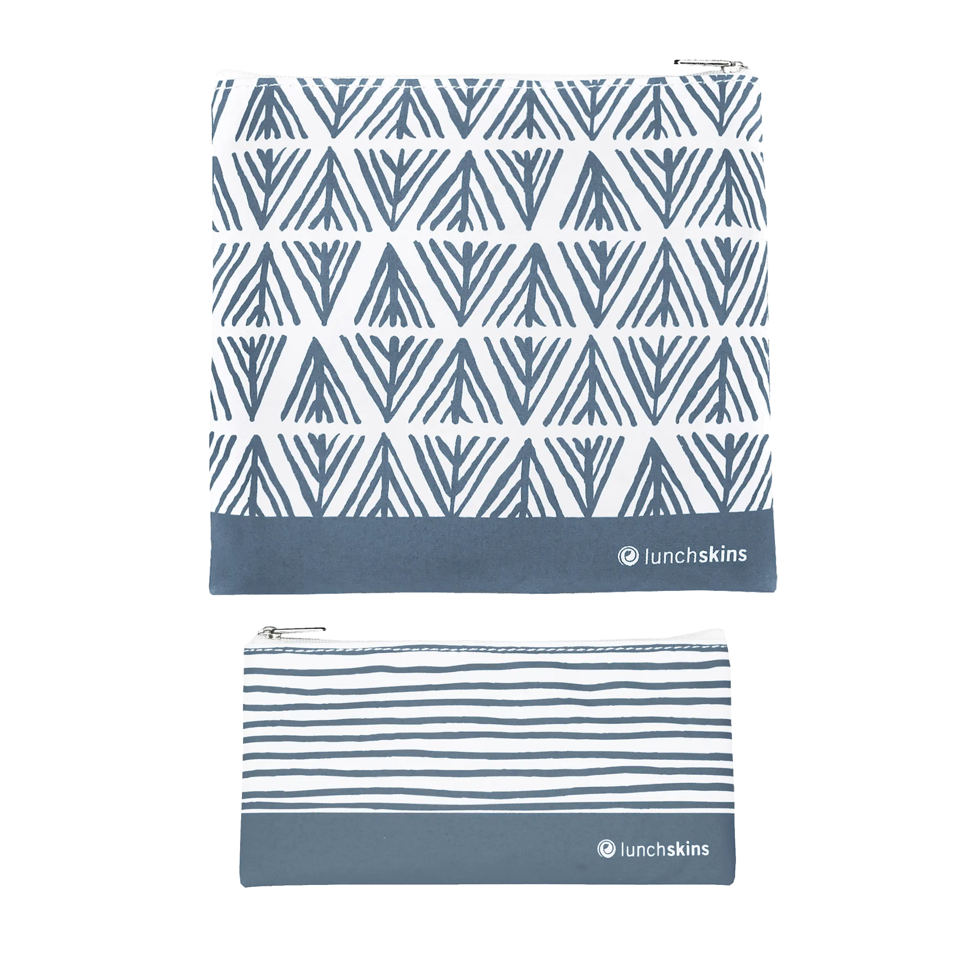 Reusable Zippered Sandwich Bag   Snack Bag 2-Pack Bundle Geometric