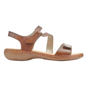 Rieker Women's 659C7-24 Tan Leather