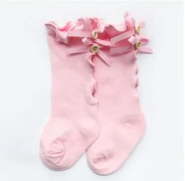 Ruffle Bow Socks