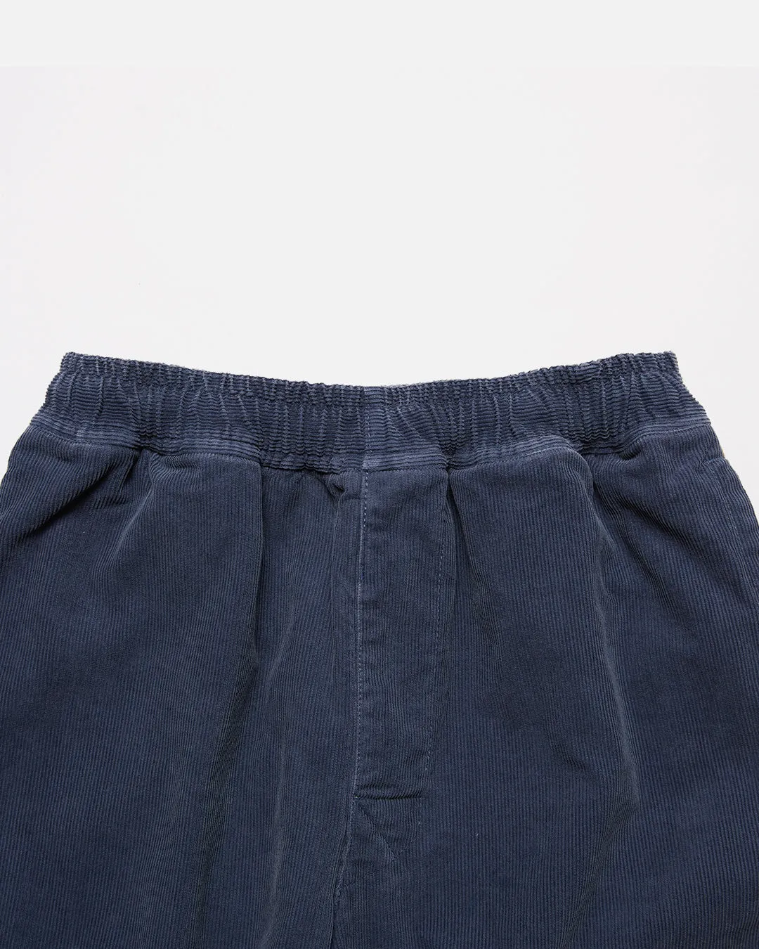 Solid Seam Cord Beach Pants - Charcoal