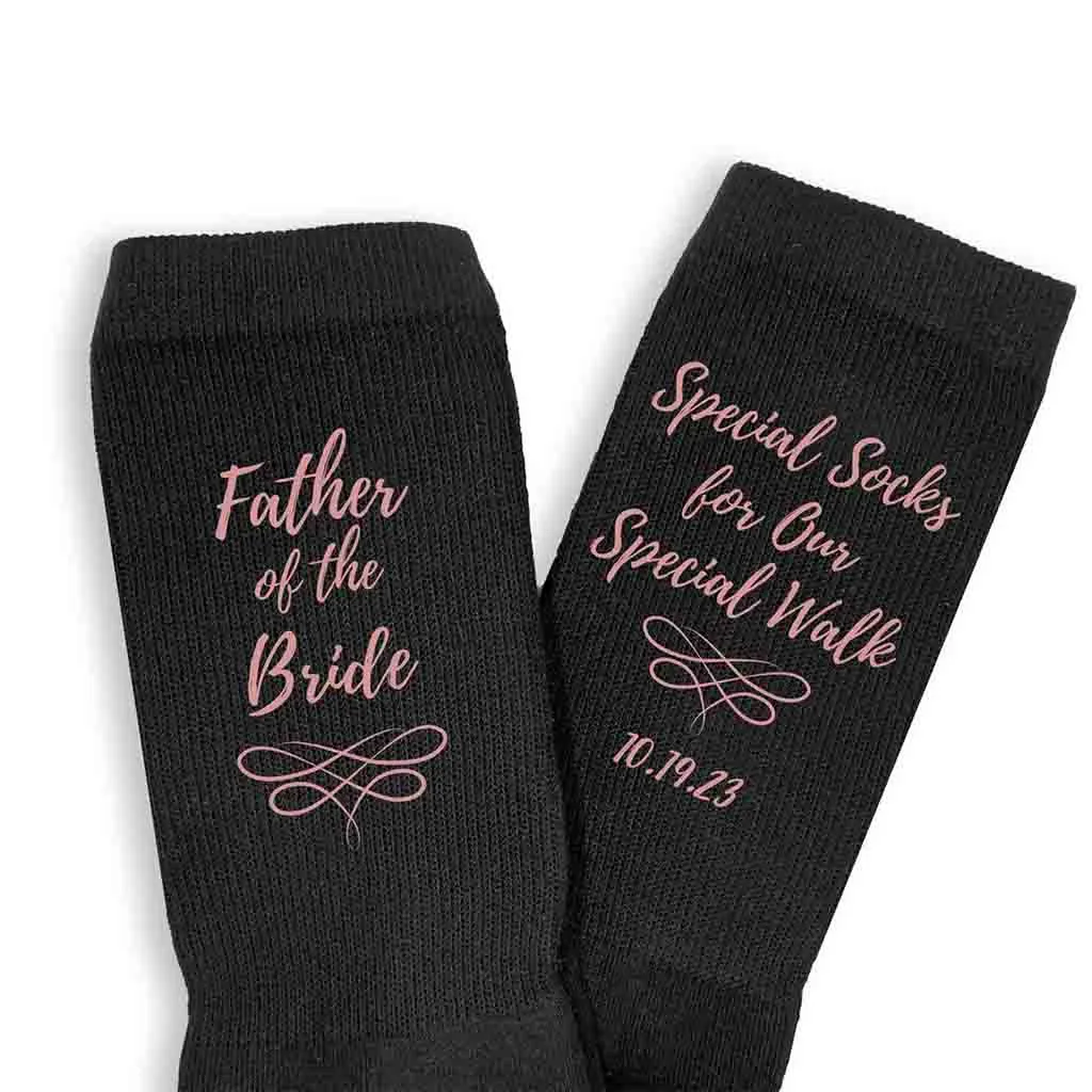 Special Socks - Special Walk, Father of the Bride Socks