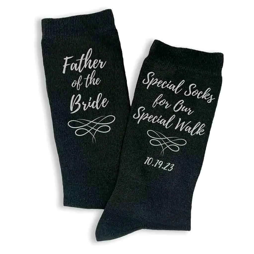 Special Socks - Special Walk, Father of the Bride Socks