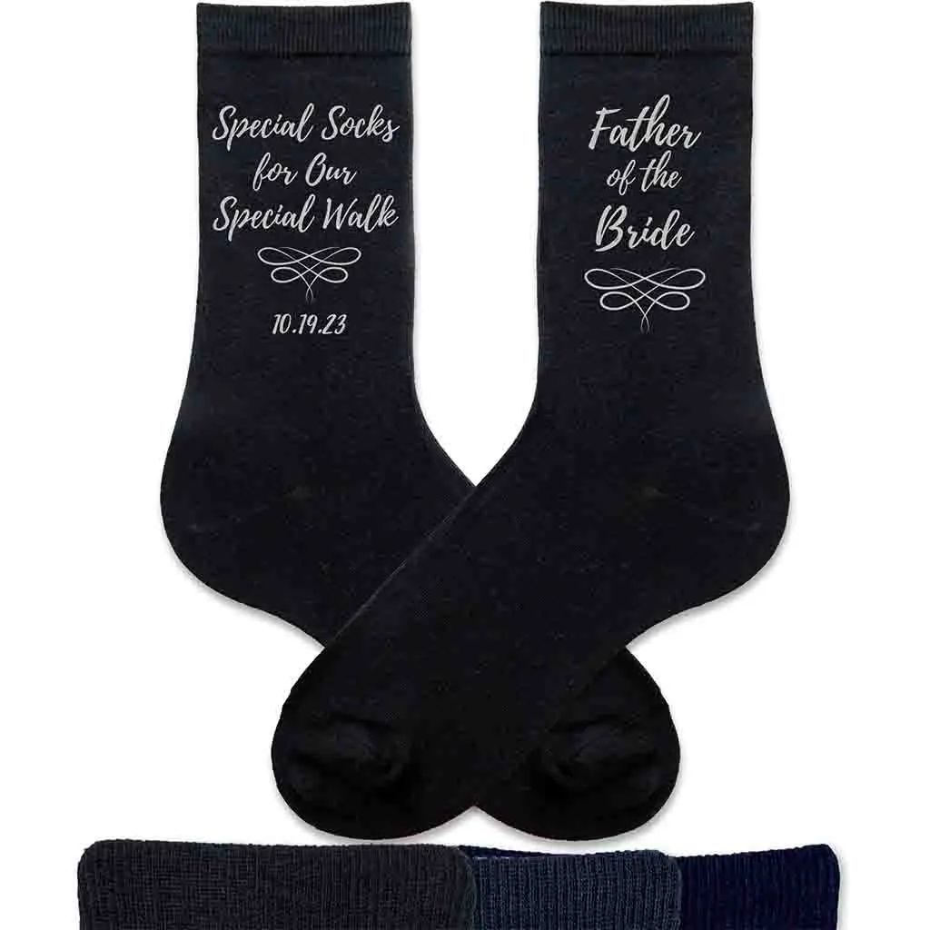 Special Socks - Special Walk, Father of the Bride Socks