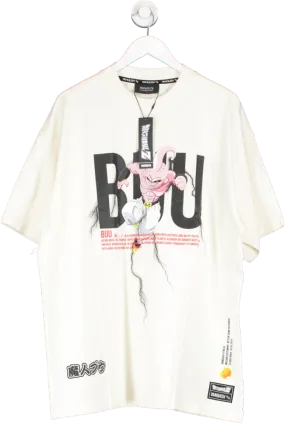 Vanquish Cream Dbz Buu Vintage Oversized T Shirt UK L