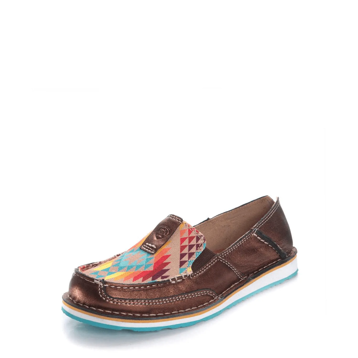 Women's Ariat Cruiser Copper Metallic/ Rainbow Aztec