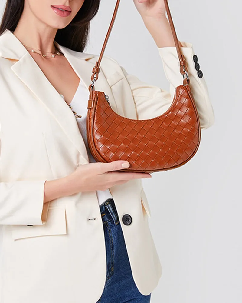 Woven Casual Tote Shoulder Bags