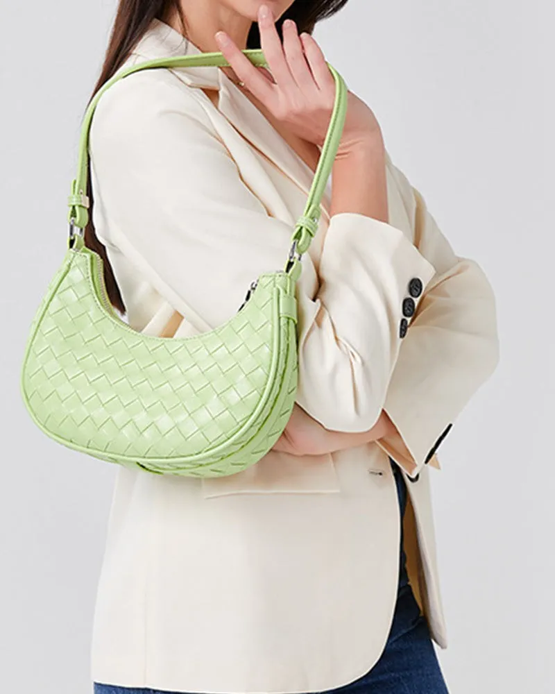 Woven Casual Tote Shoulder Bags